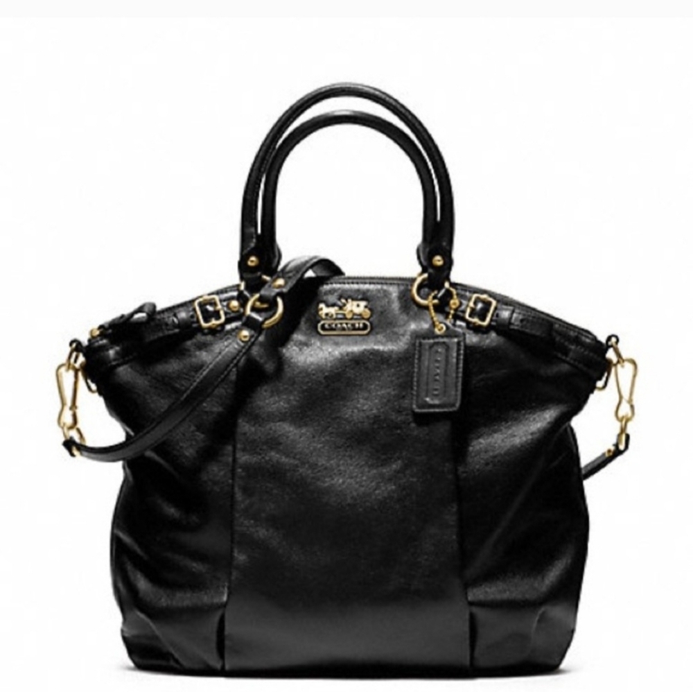 Coach Madison Leather Lindsey Satchel bag